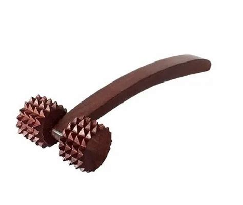 Brown Colour Wooden Body Massager At Rs 200piece लकड़ी का मसाजर In Rajkot Id 23121347433