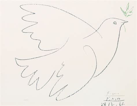 Pablo Picasso Friedenstaube Auktionshaus Stahl
