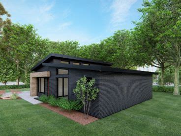 Right View 074H 0134 Modern Style House Plans Contemporary House