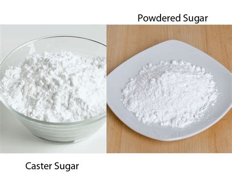 Caster Sugar Vs Granulated Sugar