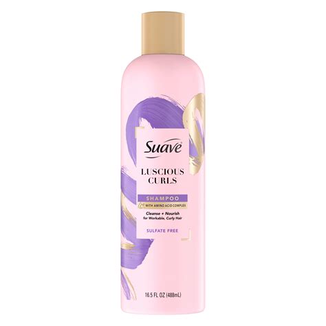 Suave Pink Luscious Curls Shampoo Shop Shampoo And Conditioner At H E B
