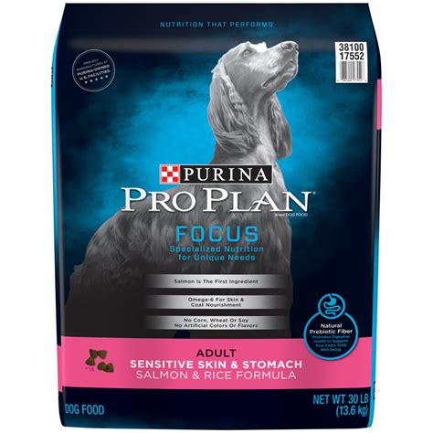 Try out our picks from best sensitive stomach dog food and feed your pet with a healthy, tasty, and good quality formula for healthy tummies. Purina Pro Plan Dry Dog Food Focus Adult Sensitive Skin ...