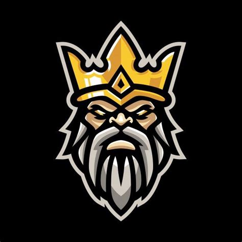 King Mascot Logo Logo Design Art Photo Logo Design Game Logo Design