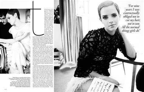 New Emma Watson Photo Spread And Interview In Vogue Uk