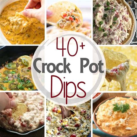 40 Crock Pot Dips Julies Eats And Treats
