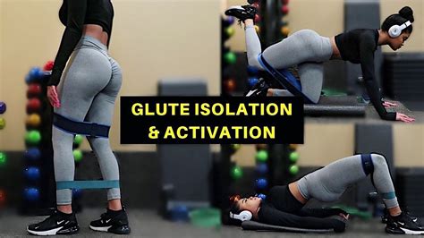 How To Activate And Isolate Your Glutes Warm Up Youtube