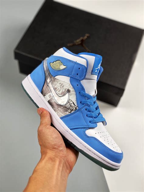 Air Jordan 1 Retro Alpha ‘white University Blue 316269 142 For Sale