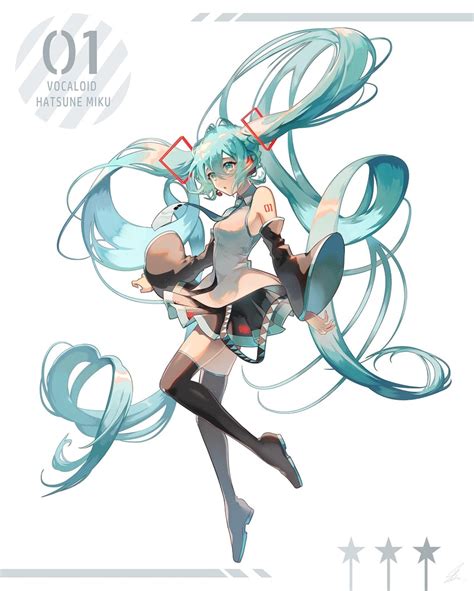 Hatsune Miku Vocaloid Drawn By Saihated3 Danbooru