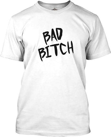 Dcon Clothing Bad Bitch T Shirt White Medium Uk Clothing