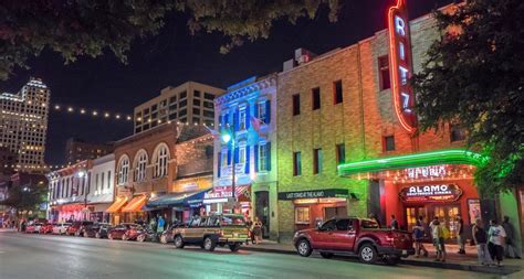 6th Street Austin Texas Downtown 6th Street Music Festival Summer