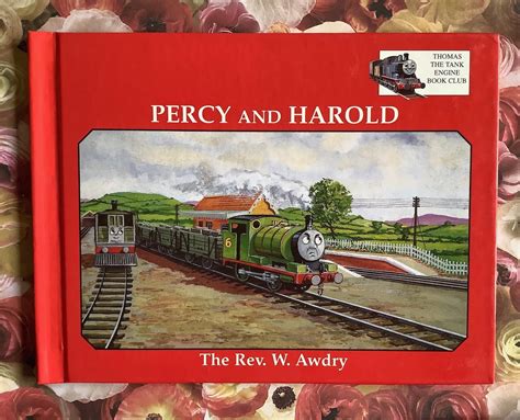 Vintage 1995 Thomas The Tank Engine Hardback Book Percy And Harold By The Rev W Awdry