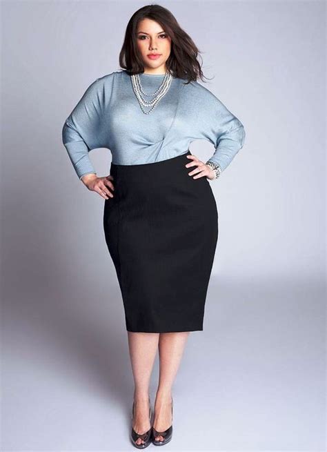 What To Wear With Plus Size Pencil Skirts Pencil Skirt Plus Size