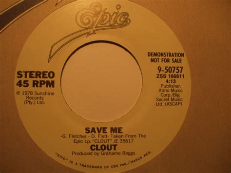 Clout Save Me Releases Reviews Credits Discogs