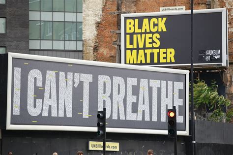 Black Lives Matter Unveil Billboard In Westminster To ‘expose Scale Of Racism In Uk London