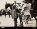 Theodore Roosevelt and Col. Alexander O. Brodie, in Uniform, Greeting ...