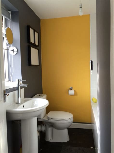 Pin On Yellow Bathroom Makeover