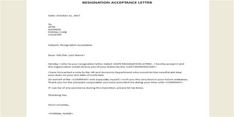 reply  resignation letter collection letter templates