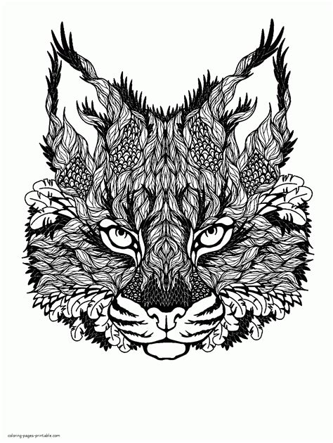 Animal Coloring Pages For Adults Best Coloring Pages For Kids Adult