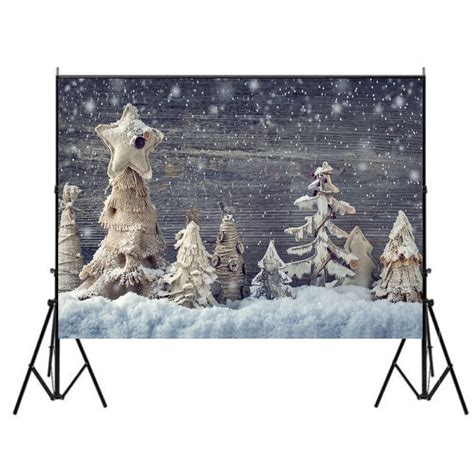 Mohome Polyster 7x5ft Merry Christmas Theme Backdrops Photography