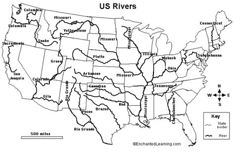 Major Us Rivers Major Us Rivers