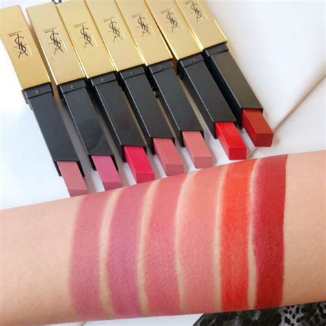 Ysl Rouge Pur Couture The Slim Matte Lipstick Swatches Beauty Trends