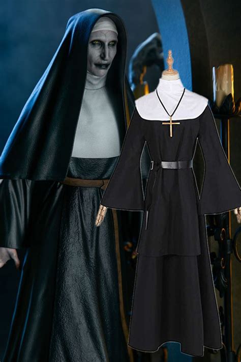 Cosplayflying Buy Horror The Conjuring The Nun Valak Demon Nun Cosplay Costume Full Set For