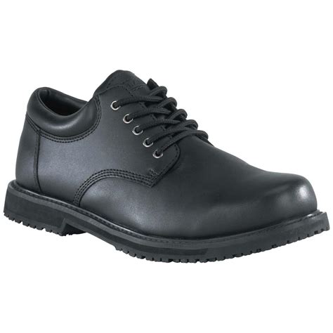 Womens Grabbers® Plain Toe Work Shoes Black 580247 Work Boots At