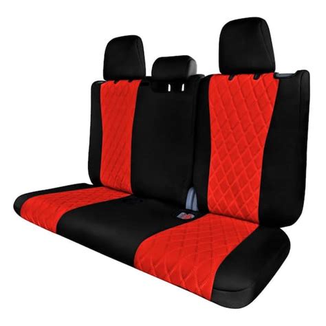 Fh Group Neoprene Custom Fit Seat Covers For 2023 Toyota Highlander Red