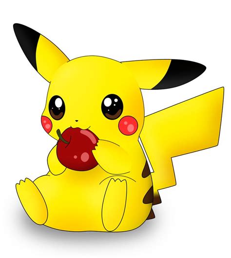 Pika Apple Pikachu Photo 37114561 Fanpop