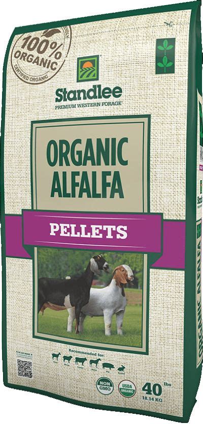 Premium 100 Organic Alfalfa Pellets Are High Density Pellets Of