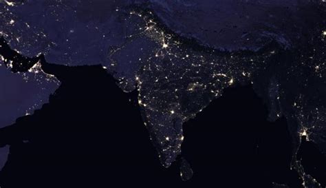Nasa Releases Indias Night Lights Pictures Its