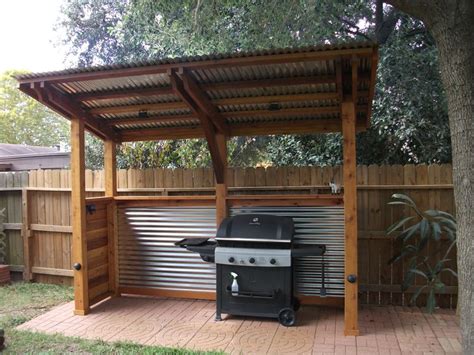 BBQ Cover Backyard Kitchen Outdoor Bbq Area Outdoor Grill Area
