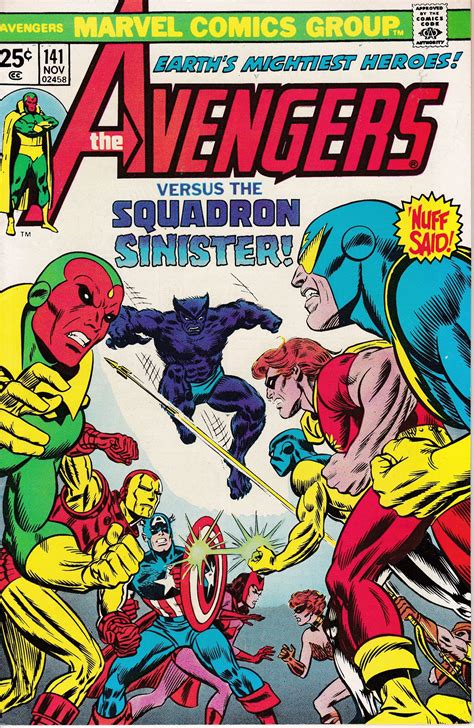 Avengers 141 1963 1st Series November 1975 Marvel Comics Etsy
