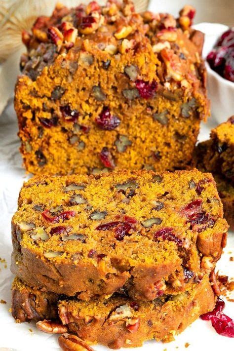 Cranberry Pecan Pumpkin Bread Pumpkin Recipes Dessert Best Pumpkin