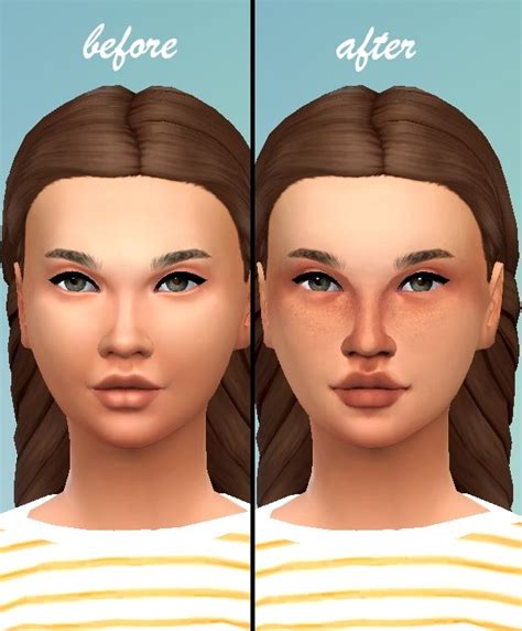 Mod The Sims Harper A Full Face Skin Detail The Sims 4 Skin Sims