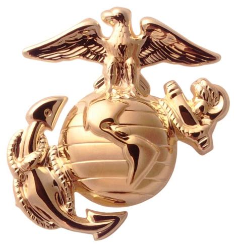 Ab 1945 Usmc Us Marine Corps Officier Eag Globe Anchor Army Pin Metall