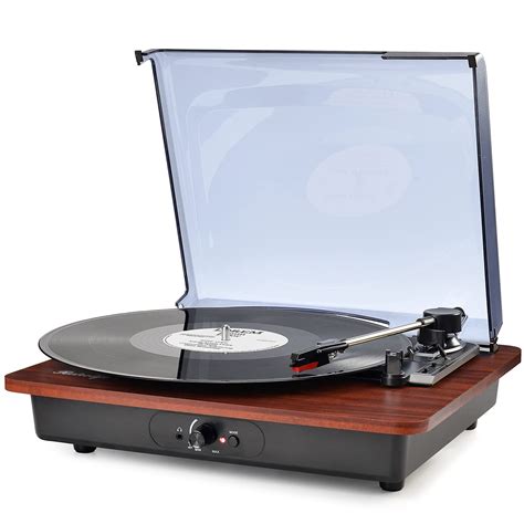 Retrolife Record Player Vintage Turntable For Vinyl Record With Speaker