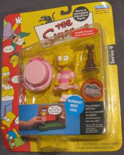 Sunday Best Lisa The Simpsons Series 9 Playmates Wos Action Figure