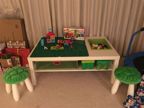 Ikea Hack Lego Duplo Table For My Son Lego Duplo Table Duplo Table
