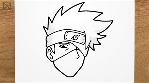 How To Draw Kakashi Hatake Naruto Step By Step Easy Youtube