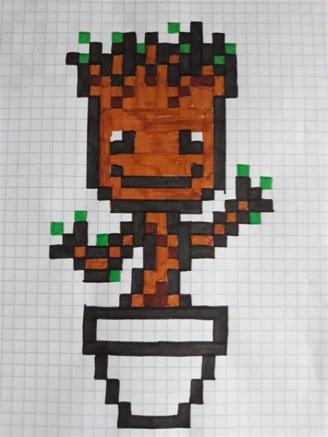 An Image Of A Pixel Art Piece Made Out Of Paper