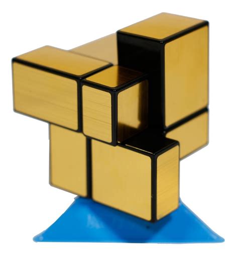 Cubo Magico 2x2 De Rubik 2x2x2 Mirror Shengshou Dorado 40000 En