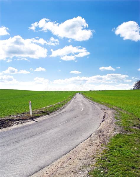 Country Road In Denmark Stock Image Image Of Blue Harmony 5623575