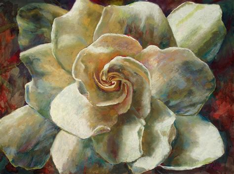 Gardenia Painting By Billie Colson Fine Art America