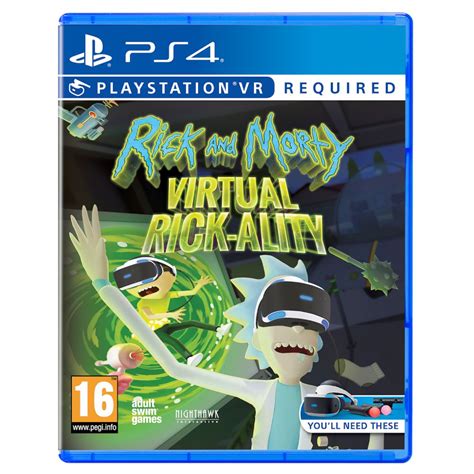Adult Swim Games Rick And Morty Vr Playstation 4 Ps4 Games