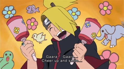 Deidara Gaara Akatsuki Naruto Funny