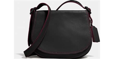 Coach Saddle Bag 23 In Glovetanned Leather In Black Lyst