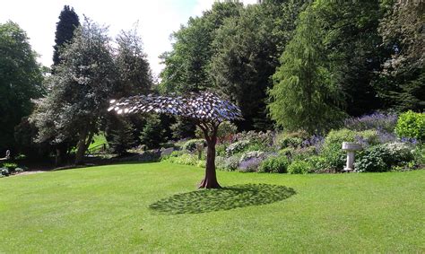 Arbour Metallum Windswept Tree Sculpture Steel And Stainless Steel