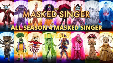 All Masked Singer Reveals Season 4 The Masked Singer Usa Youtube