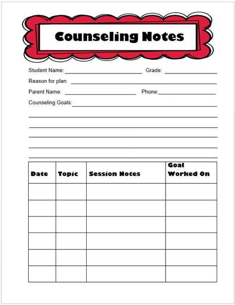 Keeping Track Of Counseling Notes Counseling Essentials